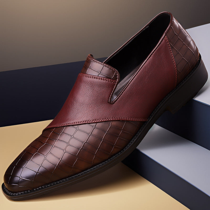 Men's British Leather Dress Shoes Tassel Business Breathable Style Formal - LAKD London
