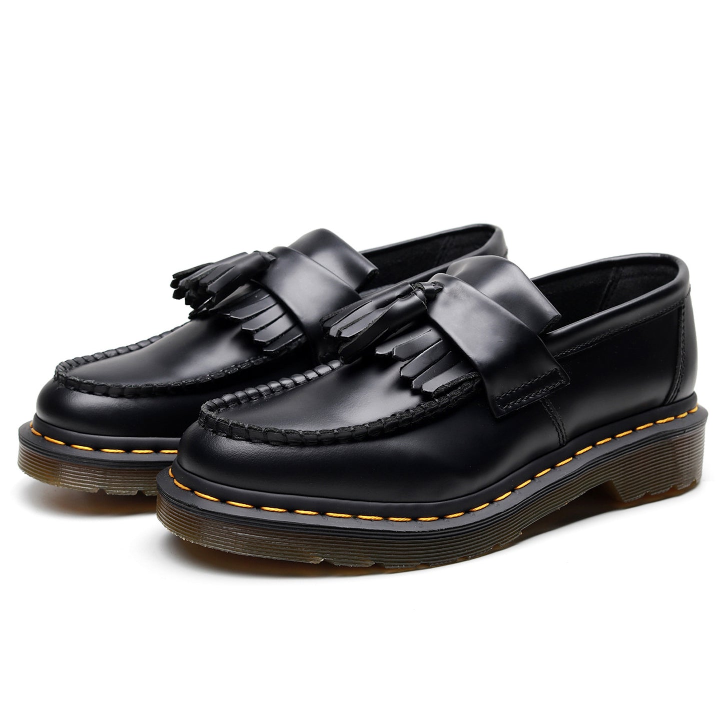 Men's Premium Cowhide Plus Size Leather Tassel British Loafers - LAKD London