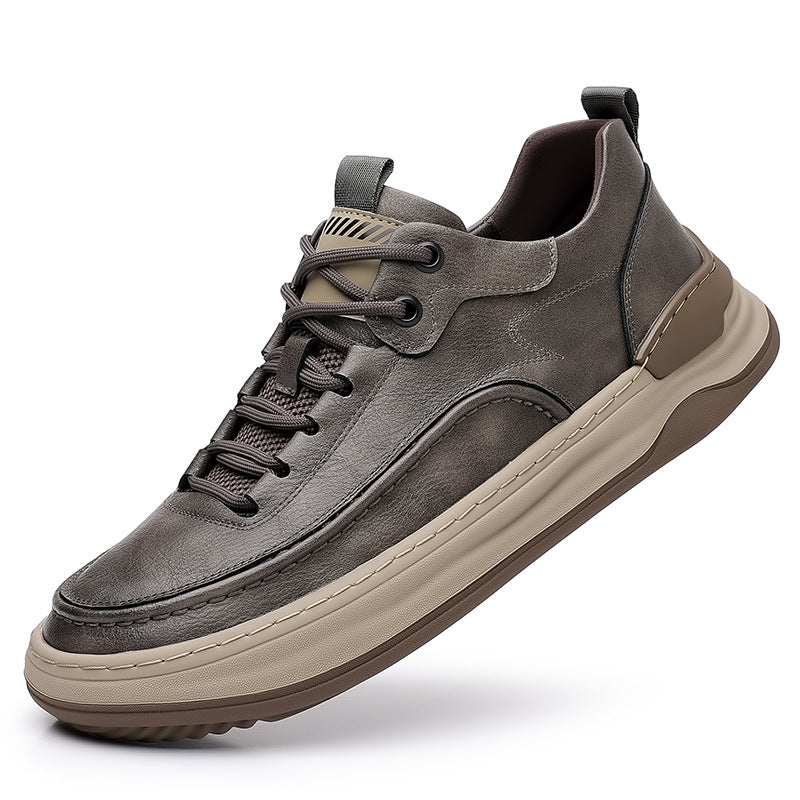 Men's Platform Height Increasing Sneakers - Breathable Leisure Shoes - LAKD London