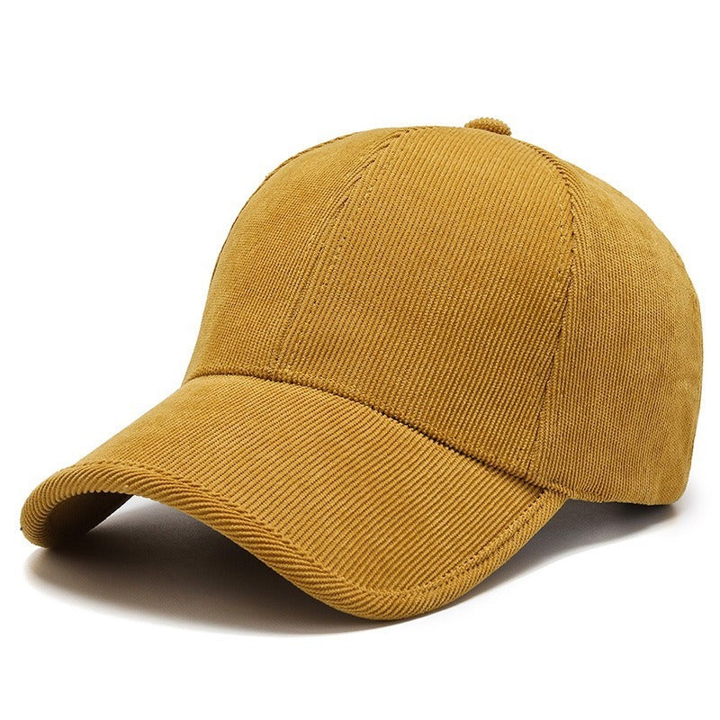 Casual Corduroy Baseball Cap Adjustable Everyday Unisex Style - LAKD London