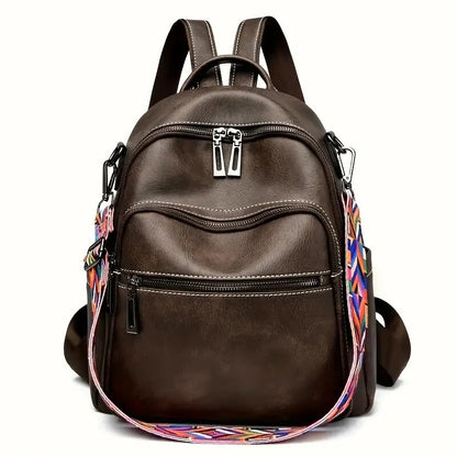 Women's Faux Leather Convertible Shoulder Handbag Versatile Everyday Purse Stylish - LAKD London