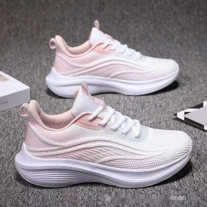 Womens Light Mesh Breathable  Anti-skid Sneakers | Shock Absorption Soft Bottom Running Shoes