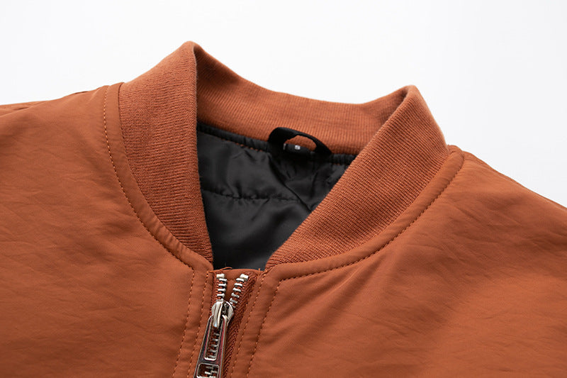 Men's Luxury Suede Textured Bomber Jacket Baseball Style Uniform - LAKD London