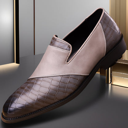Men's British Leather Dress Shoes Tassel Business Breathable Style Formal - LAKD London