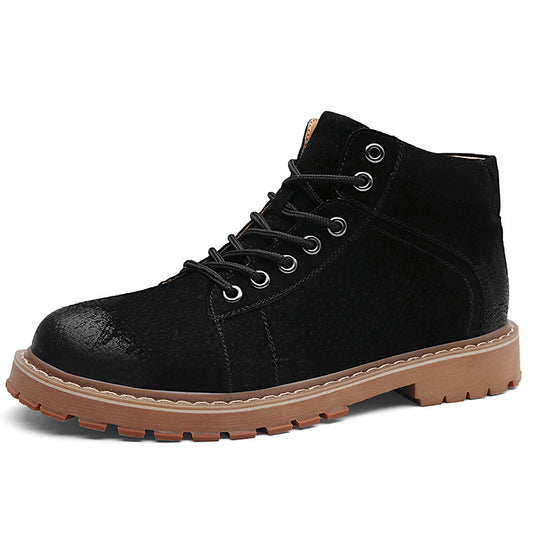 Men's Premium Genuine Cowhide Leather Martin Work Boots - LAKD London