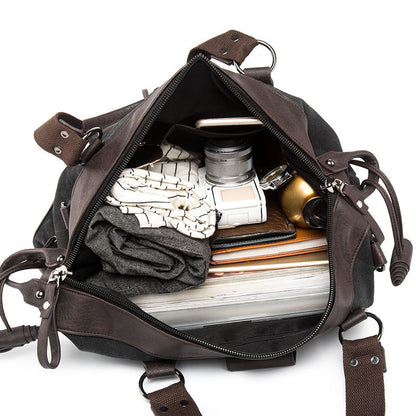Men's Premium Oxford Cloth Gym Travel Shoulder Holdall Bag - LAKD London