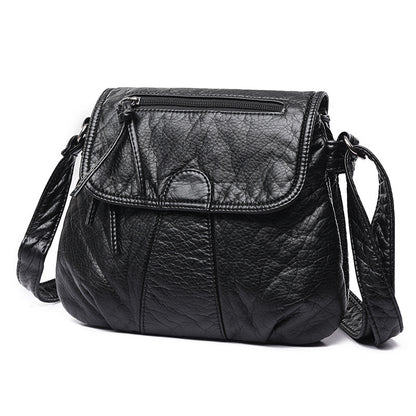 Women's Luxury Designer Leather Crossbody Messenger Shoulder Bag - LAKD London
