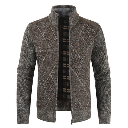 Men's Slim Fit Formal Cardigan Sweater Jacket For Business Casual