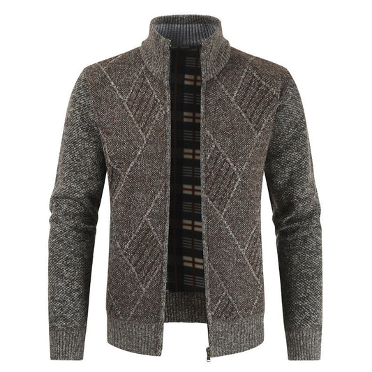 Men's Slim Fit Formal Cardigan Sweater Jacket For Business Casual