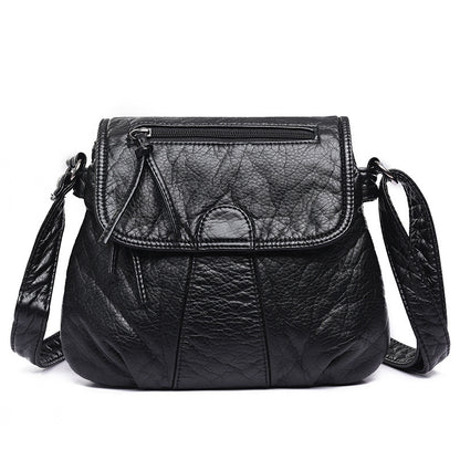 Women's Luxury Designer Leather Crossbody Messenger Shoulder Bag - LAKD London