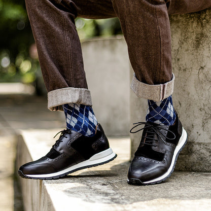 Men's Handmade Breathable Low Top Leather Sports Casual Shoes - LAKD London