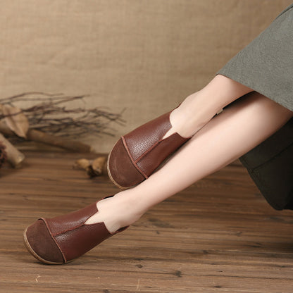 Womens Comfortable Leather retro sneakers | Soft tendon sole Shoes - LAKD London