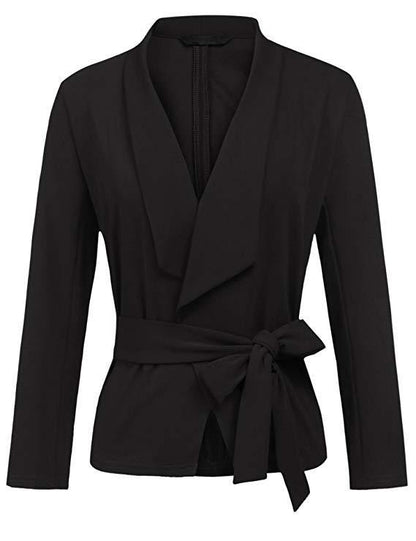 Women's Long Sleeve Casual Cardigan Jacket With Soft Cotton Fabric
