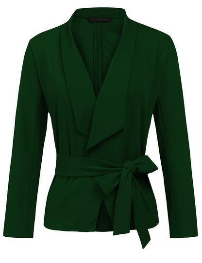 Women's Long Sleeve Casual Cardigan Jacket With Soft Cotton Fabric