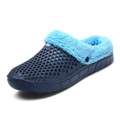 Women's Plush Garden Clogs Fuzzy Mule Indoor Slippers Warm Comfortable