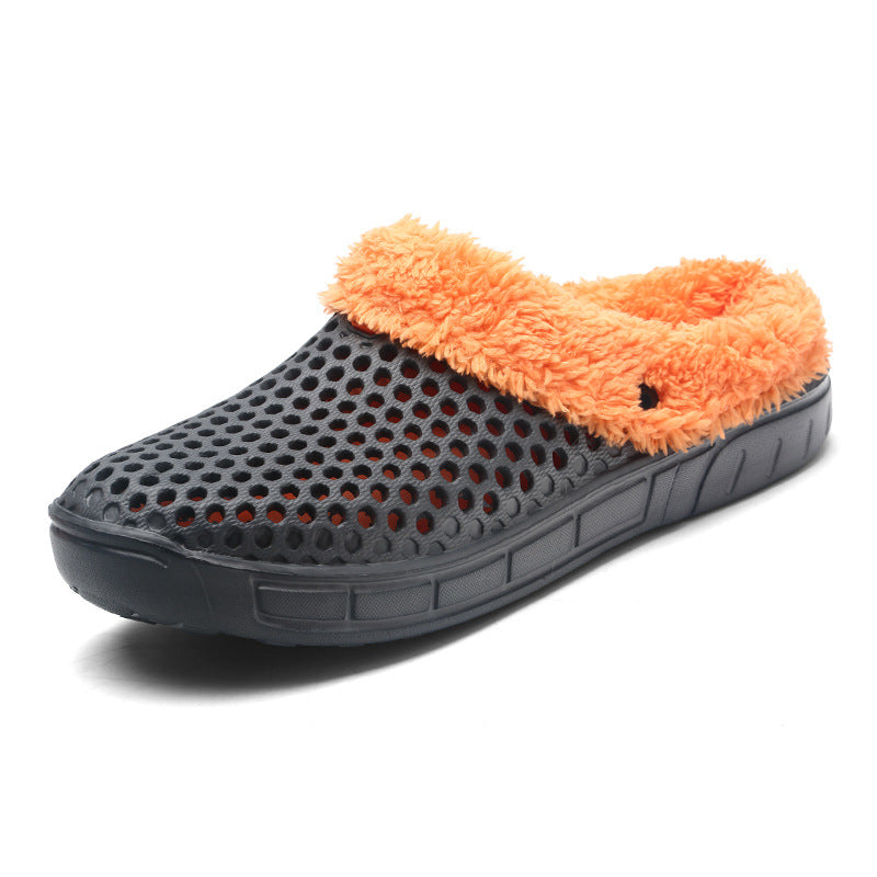 Women's Plush Garden Clogs Fuzzy Mule Indoor Slippers Warm Comfortable