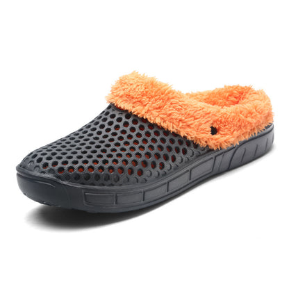 Women's Plush Garden Clogs Fuzzy Mule Indoor Slippers Warm Comfortable