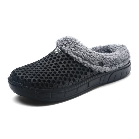 Women's Plush Garden Clogs Fuzzy Mule Indoor Slippers Warm Comfortable