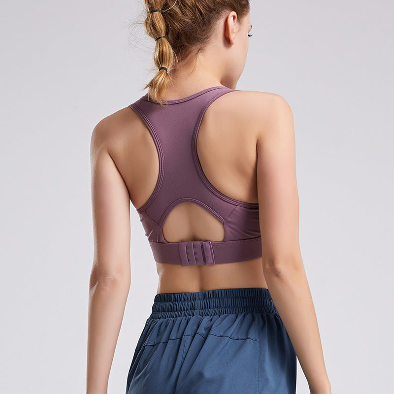 Women's Fitness Yoga Vest Sports Bra Shock Absorption Comfort Support - LAKD London