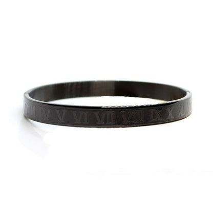 Unisex Roman Style Stainless Steel Bracelet Classic Durable Jewellery - LAKD London