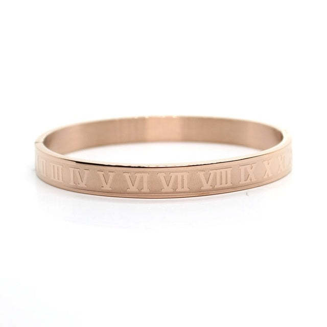 Unisex Roman Style Stainless Steel Bracelet Classic Durable Jewellery - LAKD London