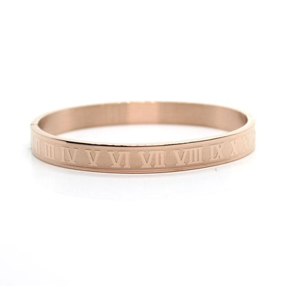 Unisex Roman Style Stainless Steel Bracelet Classic Durable Jewellery - LAKD London