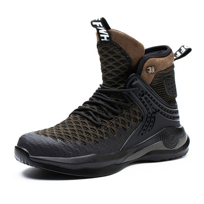 Mens High-Top Labor Insurance Shoes | Anti-Smashing And Anti-Piercing Safety Shoes - LAKD London