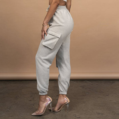 Women’s Bamboo Cargo Sweatpants for Cozy Winter Comfort
