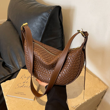 Women's Dumpling Style Casual Crossbody Shoulder Bag Soft - LAKD London