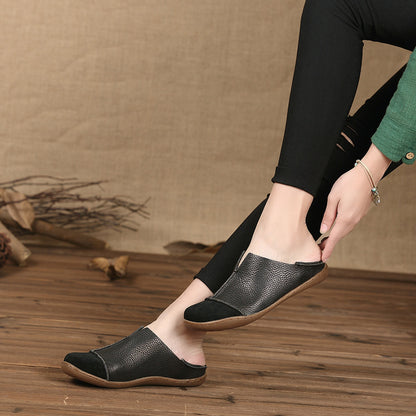 Womens Comfortable Leather retro sneakers | Soft tendon sole Shoes - LAKD London