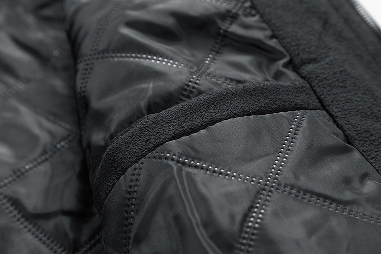 Men's Premium Suede Stand Collar Double Zipper Pocket Jacket - LAKD London