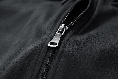 Men's Premium Suede Stand Collar Double Zipper Pocket Jacket - LAKD London