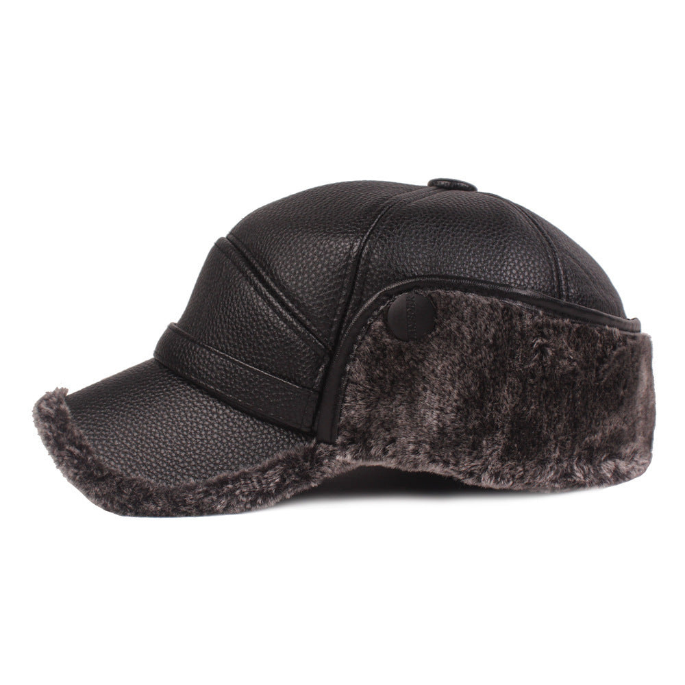 Men's Wool Leather Cap Stylish European Inspired Casual Headwear - LAKD London