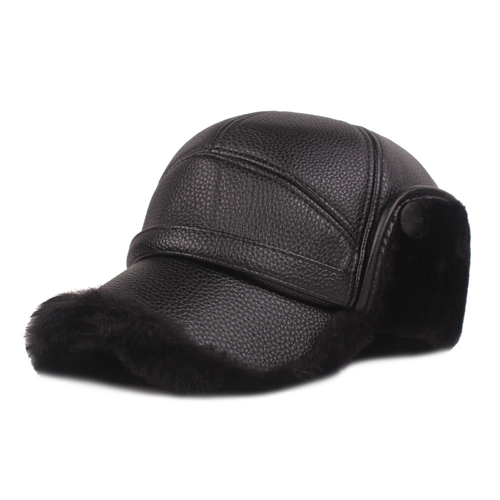 Men's Wool Leather Cap Stylish European Inspired Casual Headwear - LAKD London