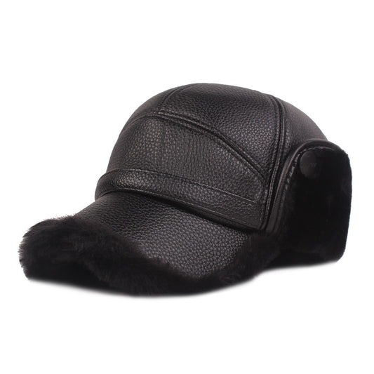 Men's Wool Leather Cap Stylish European Inspired Casual Headwear - LAKD London