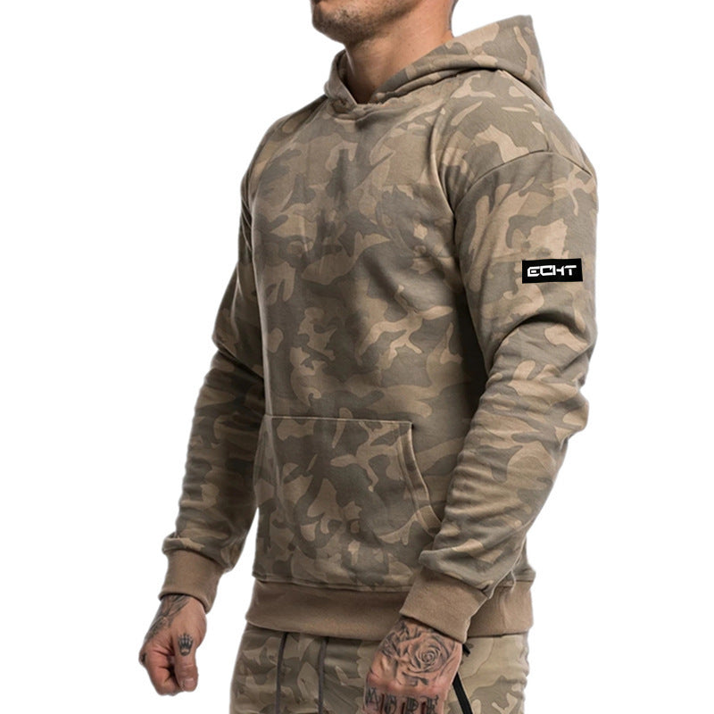 Men's Premium Camouflage Cotton Hoodie Casual Sportswear Pullover - LAKD London