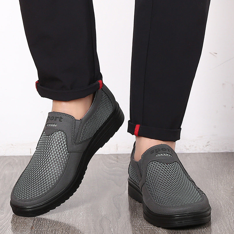Men's Lightweight Breathable Slip On Soft Sole Casual Shoes