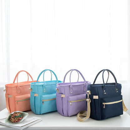 Women's Portable Thermal Insulated Lunch Bag Stylish Everyday Carry Work - LAKD London