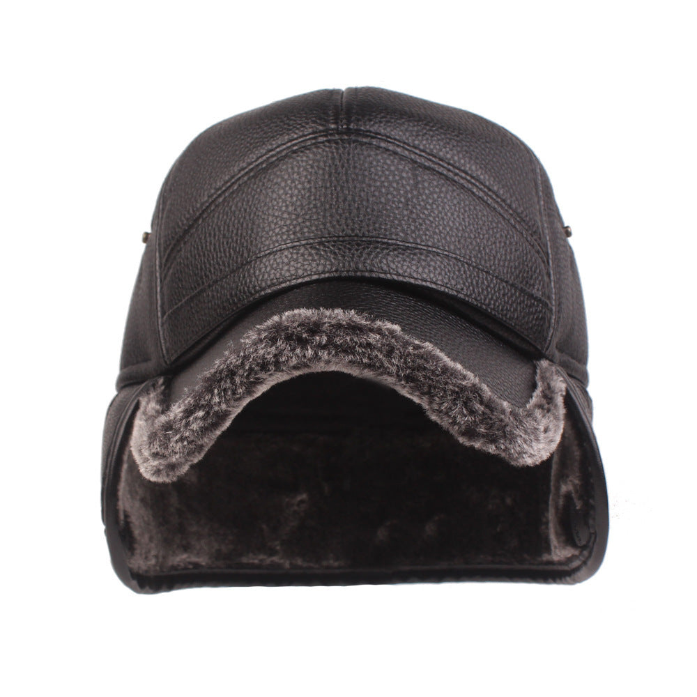 Men's Wool Leather Cap Stylish European Inspired Casual Headwear - LAKD London