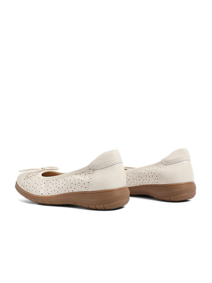 Womens Soft Bottom Breathable Pumps | Cowhide Leather Shoes - LAKD London