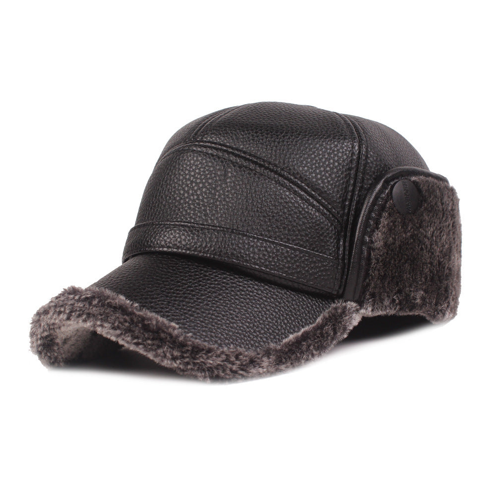 Men's Wool Leather Cap Stylish European Inspired Casual Headwear - LAKD London