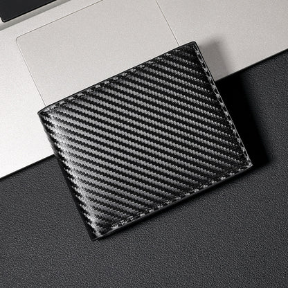 Men's Three-fold Carbon Fiber Wallet by Lakd London - LAKD London
