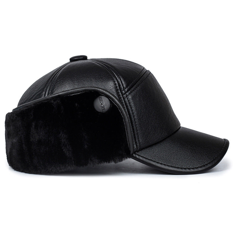 Men's Middle Age Vintage Leather Baseball Cap Classic Autumn Style - LAKD London