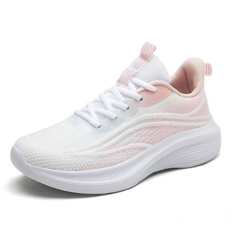 Womens Light Mesh Breathable  Anti-skid Sneakers | Shock Absorption Soft Bottom Running Shoes