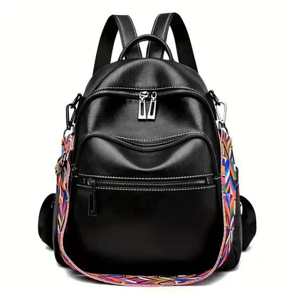 Women's Faux Leather Convertible Shoulder Handbag Versatile Everyday Purse Stylish - LAKD London