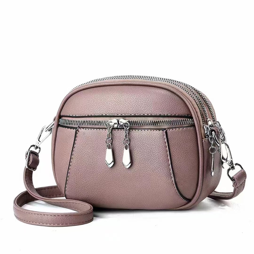 Women's Round Shoulder Multi Pocket Large Capacity Crossbody Bag - LAKD London