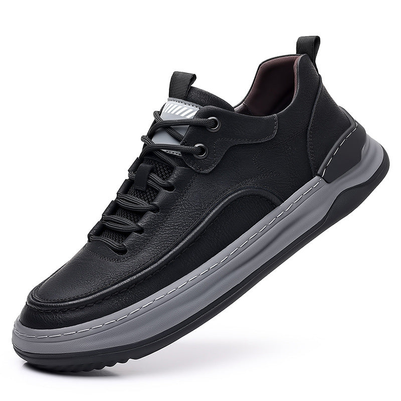 Men's Platform Height Increasing Sneakers - Breathable Leisure Shoes - LAKD London