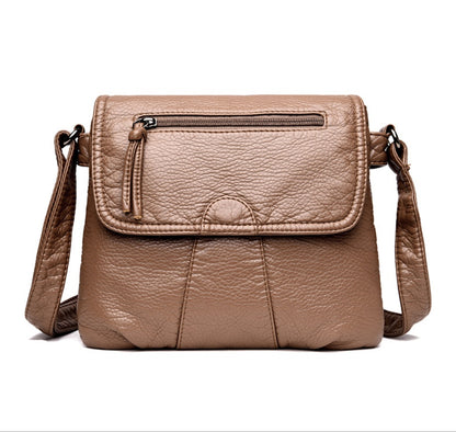 Women's Luxury Designer Leather Crossbody Messenger Shoulder Bag - LAKD London