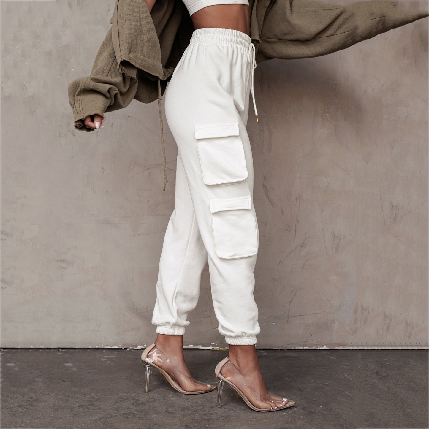 Women’s Bamboo Cargo Sweatpants for Cozy Winter Comfort