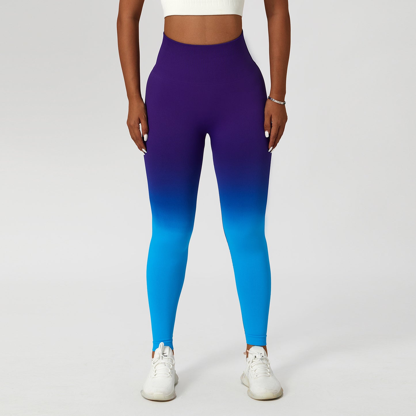 Women's Gradient High Waist Sports Leggings For Fitness Yoga Outdoor - LAKD London